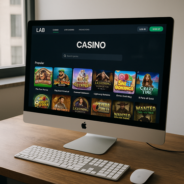 Lab Casino - Intuityvus Dizainas - Desktop Interface